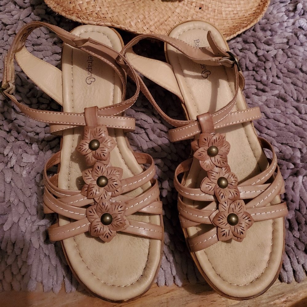 Flowered Summer Sandals